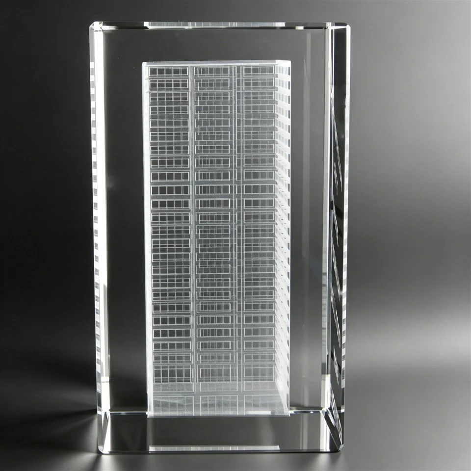 Architecture 3D Engraved Crystal Trophy price